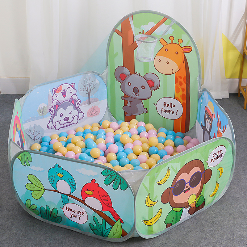 Outdoor Kids In An Indoor World - Cartoon Animals Portable Foldable Tent Indoor