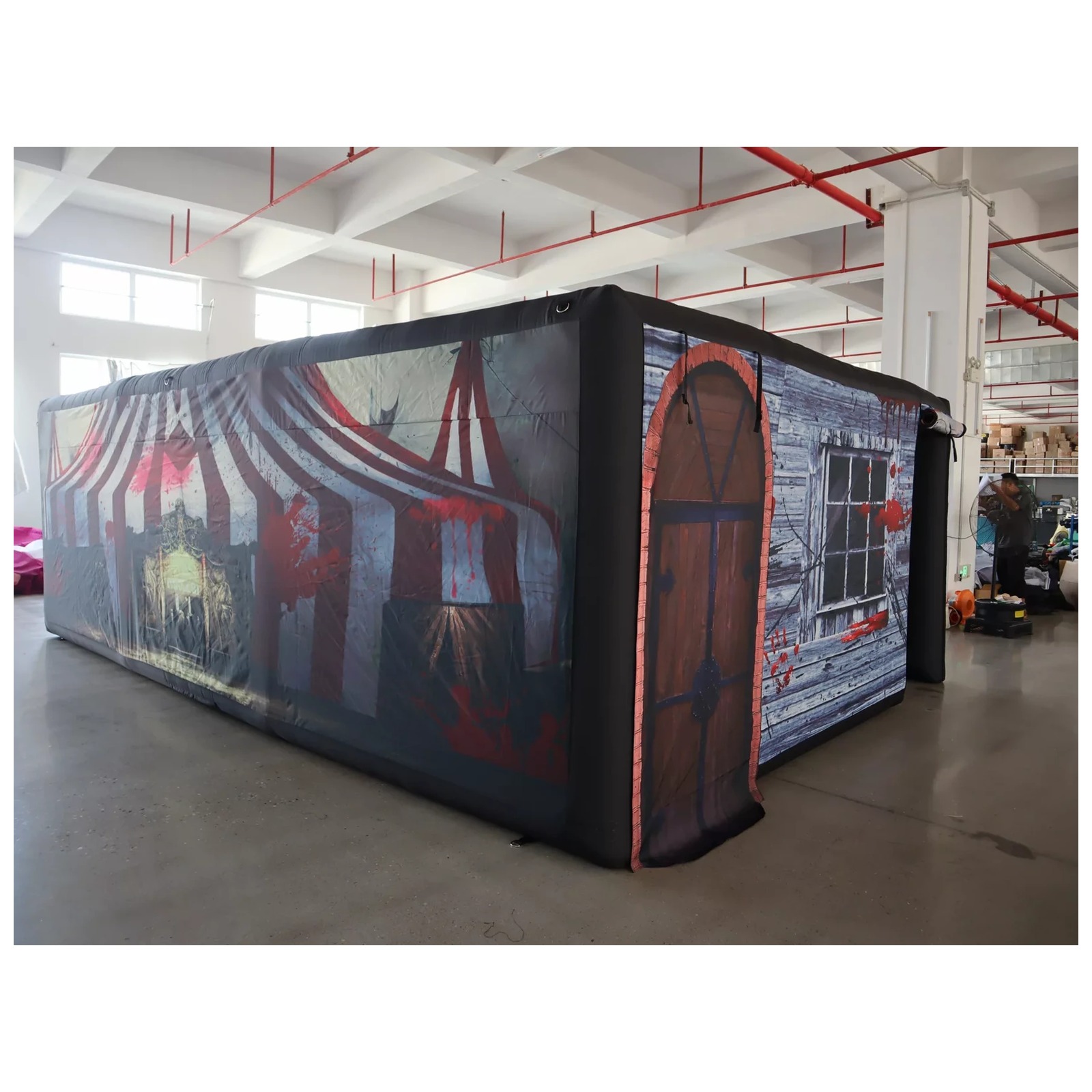 Large Haunted Circus Flat Roof - огляд і ціна Kids Outdoor Party Venue
