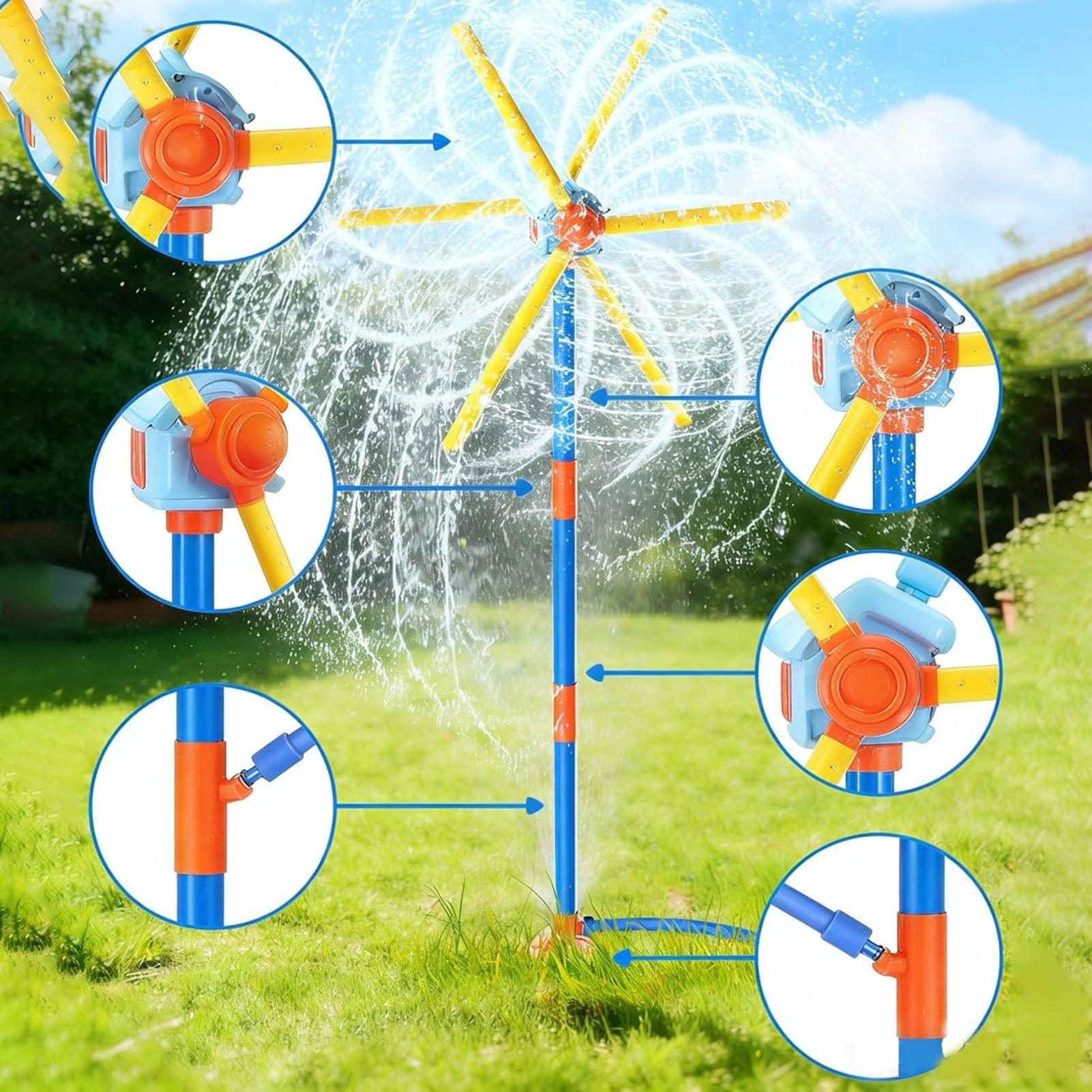 Kids Sprinkler Windmill Fun Sp - огляд і ціна Kids Outdoor Yard Toys