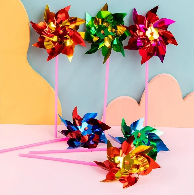 50Pcs Sequin Windmill Pinwheel - огляд і ціна Outdoor Kids In An Indoor World