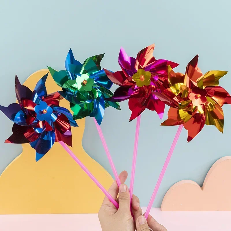 50Pcs Sequin Windmill Pinwheel - огляд і ціна Outdoor Kids In An Indoor World