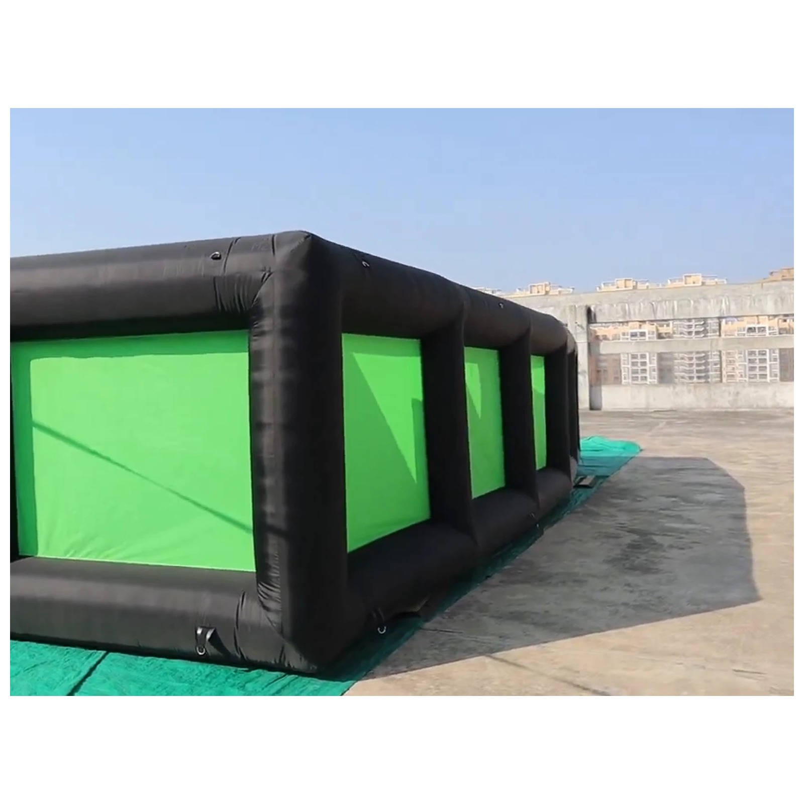 Outdoor Black Green Inflatable - огляд і ціна Kids Outdoor Party Venue