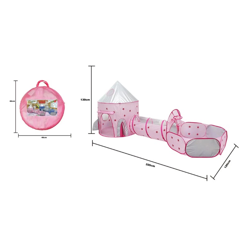 3 in 1 Kids Tent House Portabl - огляд і ціна Outdoor Kids In An Indoor World