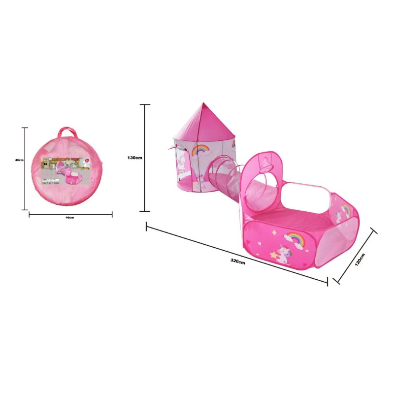 3 in 1 Kids Tent House Portabl - огляд і ціна Outdoor Kids In An Indoor World