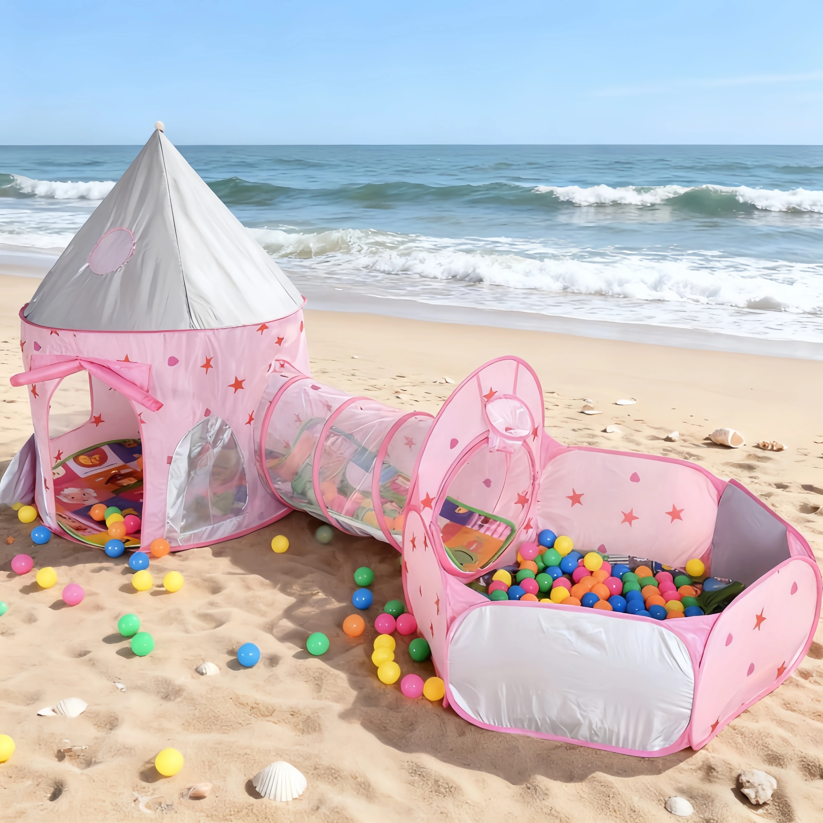 3 in 1 Kids Tent House Portabl - огляд і ціна Outdoor Kids In An Indoor World