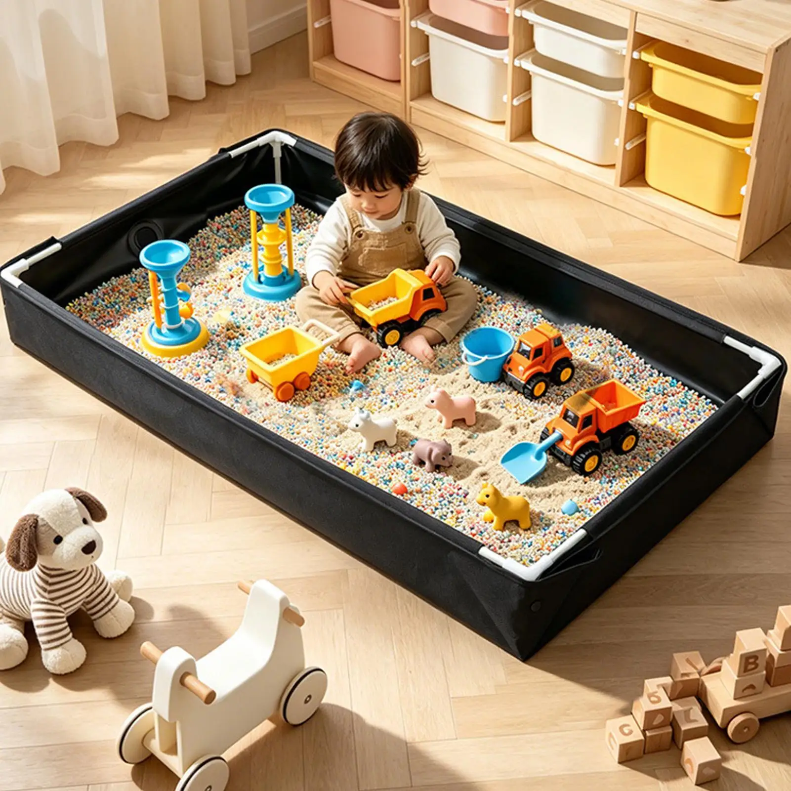 Foldable Sandbox Outdoor Water - огляд і ціна Kids Outdoor Sandbox