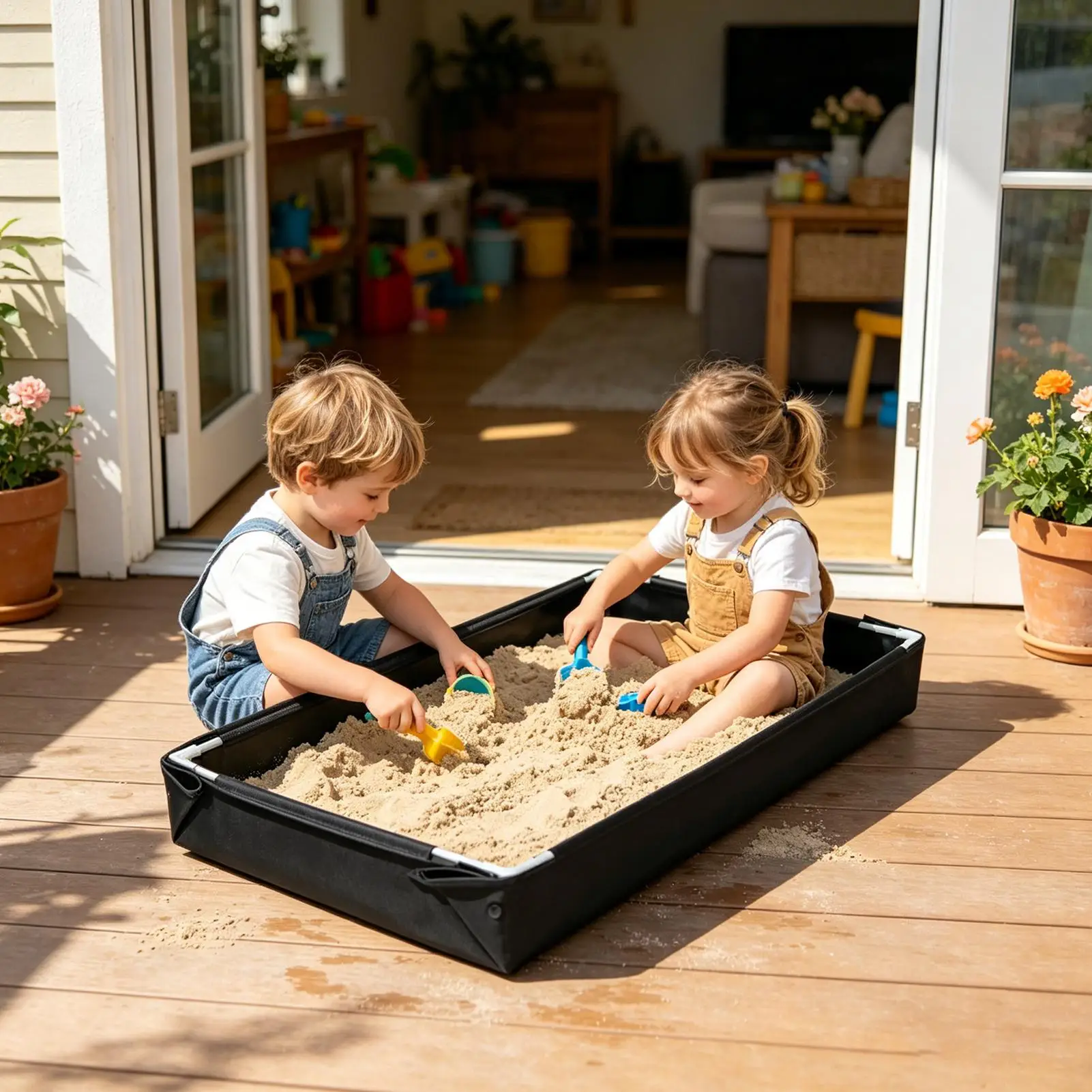Foldable Sandbox Outdoor Water - огляд і ціна Kids Outdoor Sandbox
