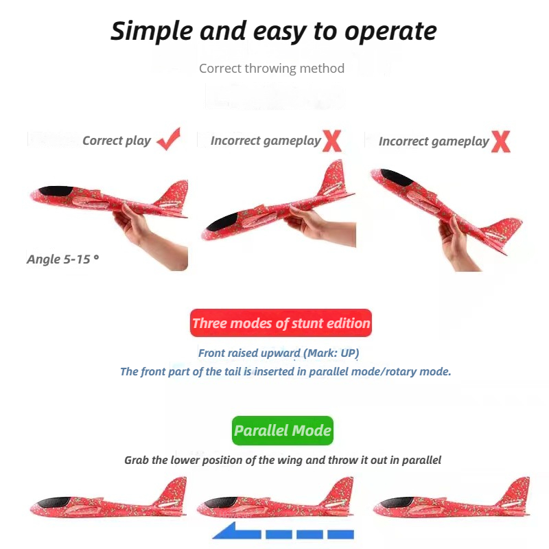 48cm Large Foam Airplane Child - огляд і ціна Kids Outdoor Set