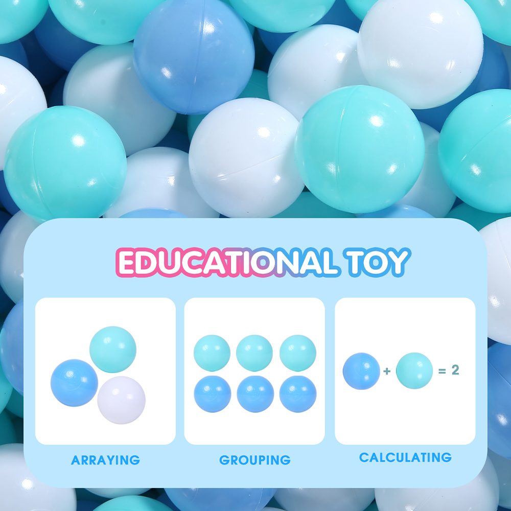 100Pcs Colors Plastic Balls Wa - огляд і ціна Outdoor Kids In An Indoor World