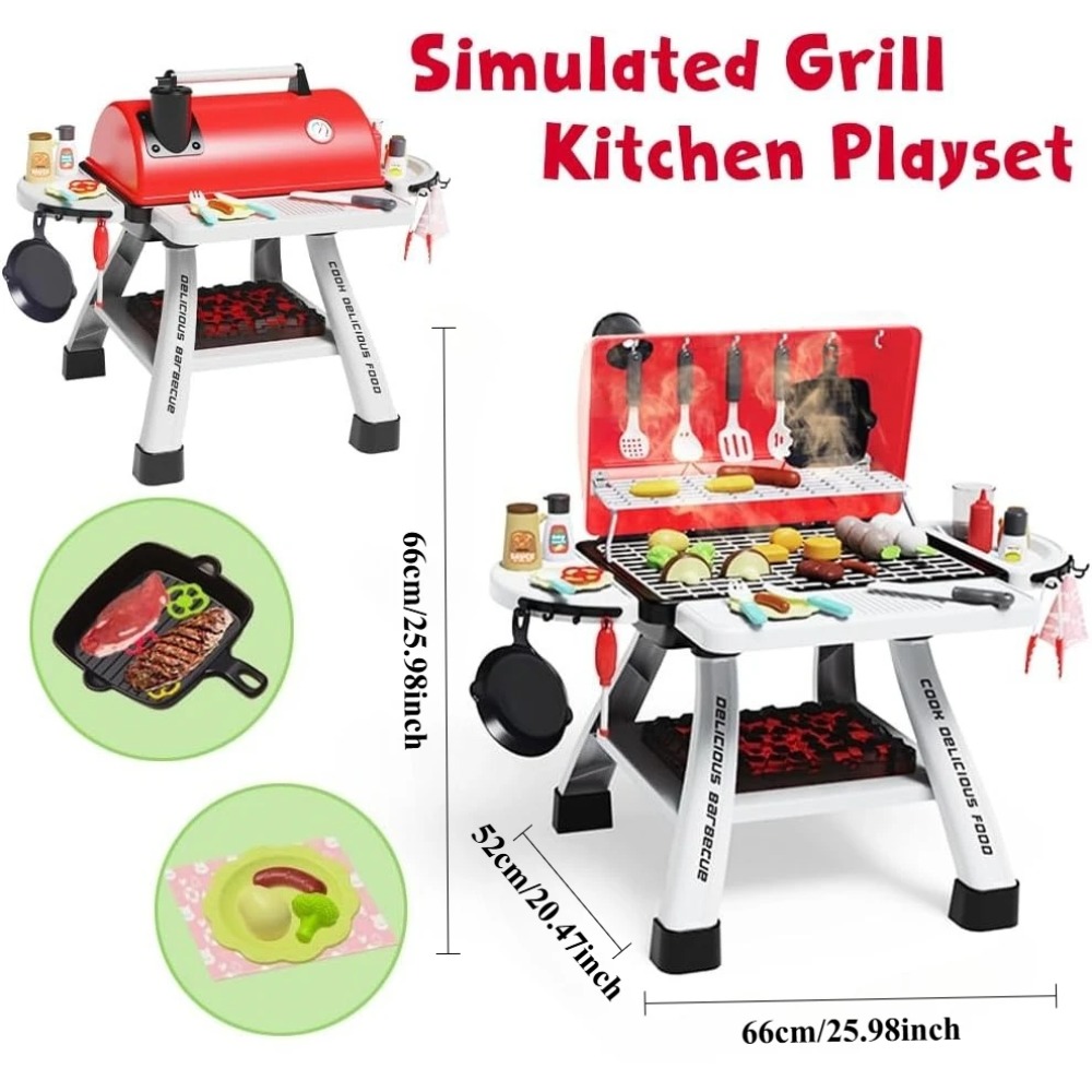 Barbecue Grill Toy Set Kids BB - огляд і ціна Kids Outdoor Bbq