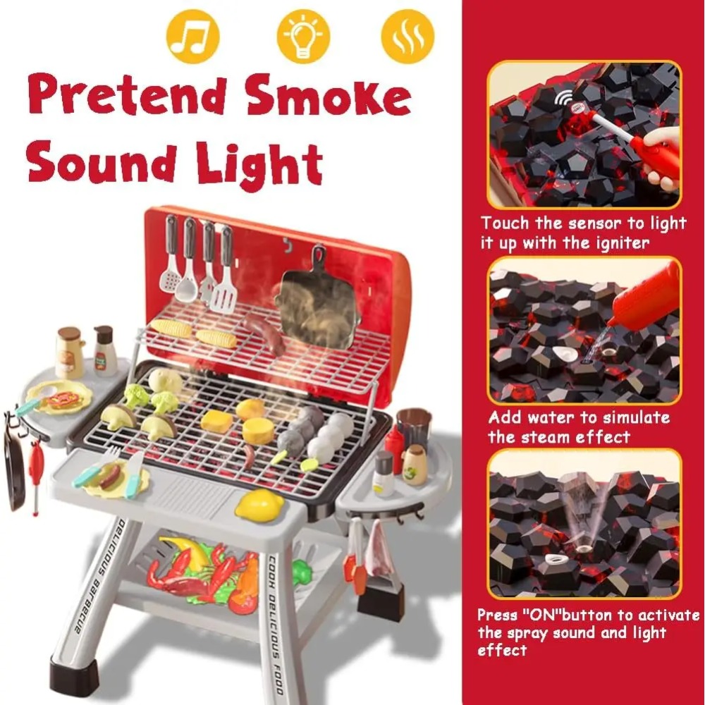 Barbecue Grill Toy Set Kids BB - огляд і ціна Kids Outdoor Bbq