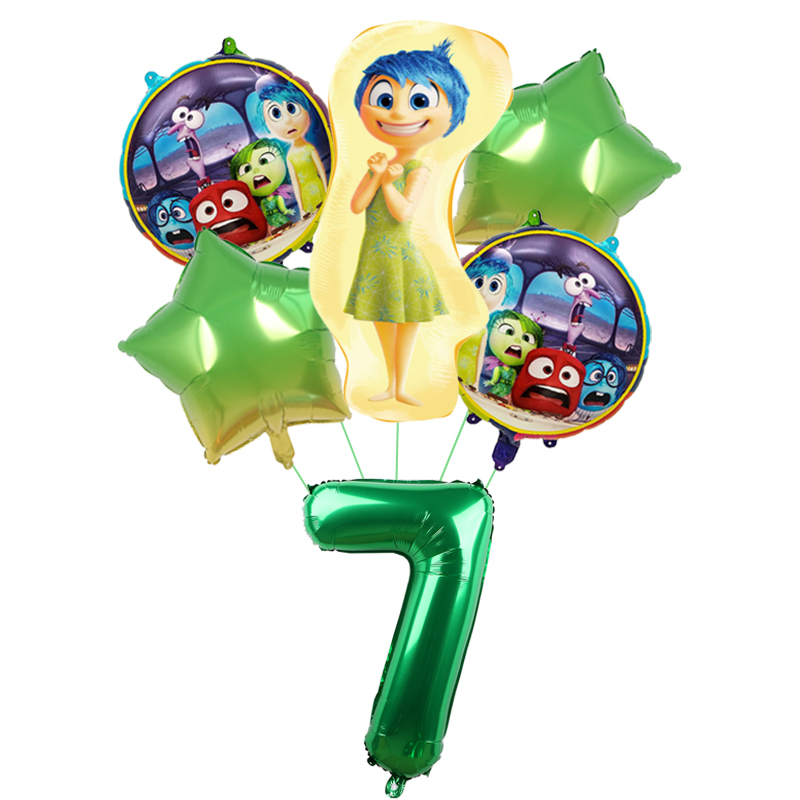6pcs New Inside Out2 Balloons  - огляд і ціна Outdoor Kids In An Indoor World
