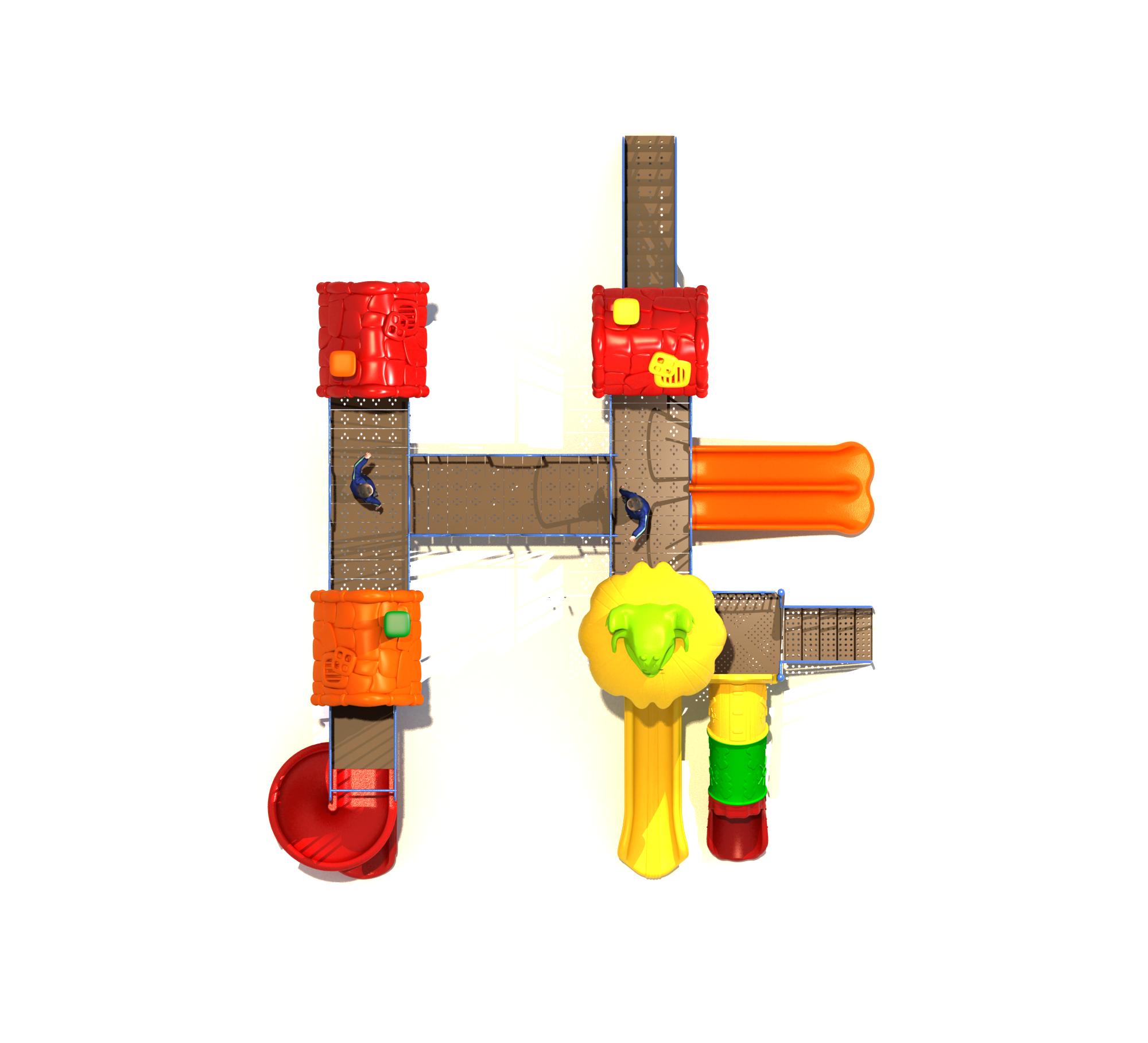 Durable Kindergarten Play Equi - огляд і ціна Kids Outdoor Slide Set