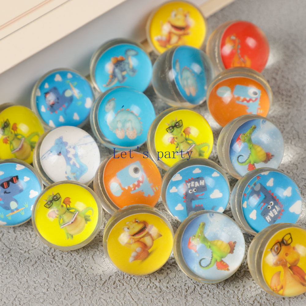 10Pcs Cartoon Dinosaur Bouncy  - огляд і ціна Outdoor Kids In An Indoor World