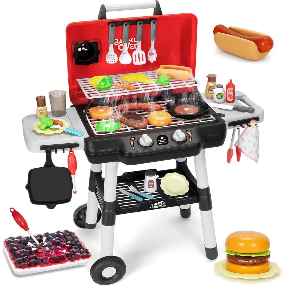 Kids Play Kitchen Toys, BBQ Gr - огляд і ціна Kids Outdoor Bbq