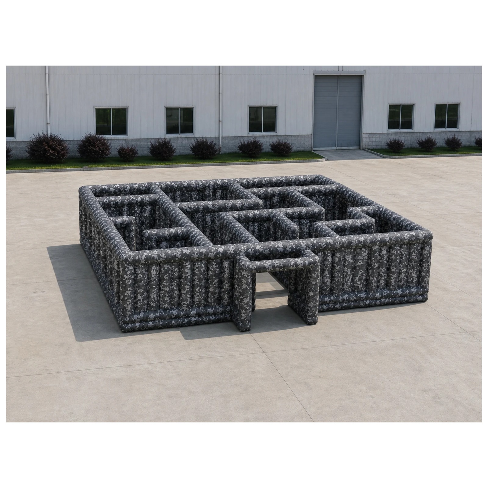 Large Gray Camouflage Open Inf - огляд і ціна Kids Outdoor Party Venue