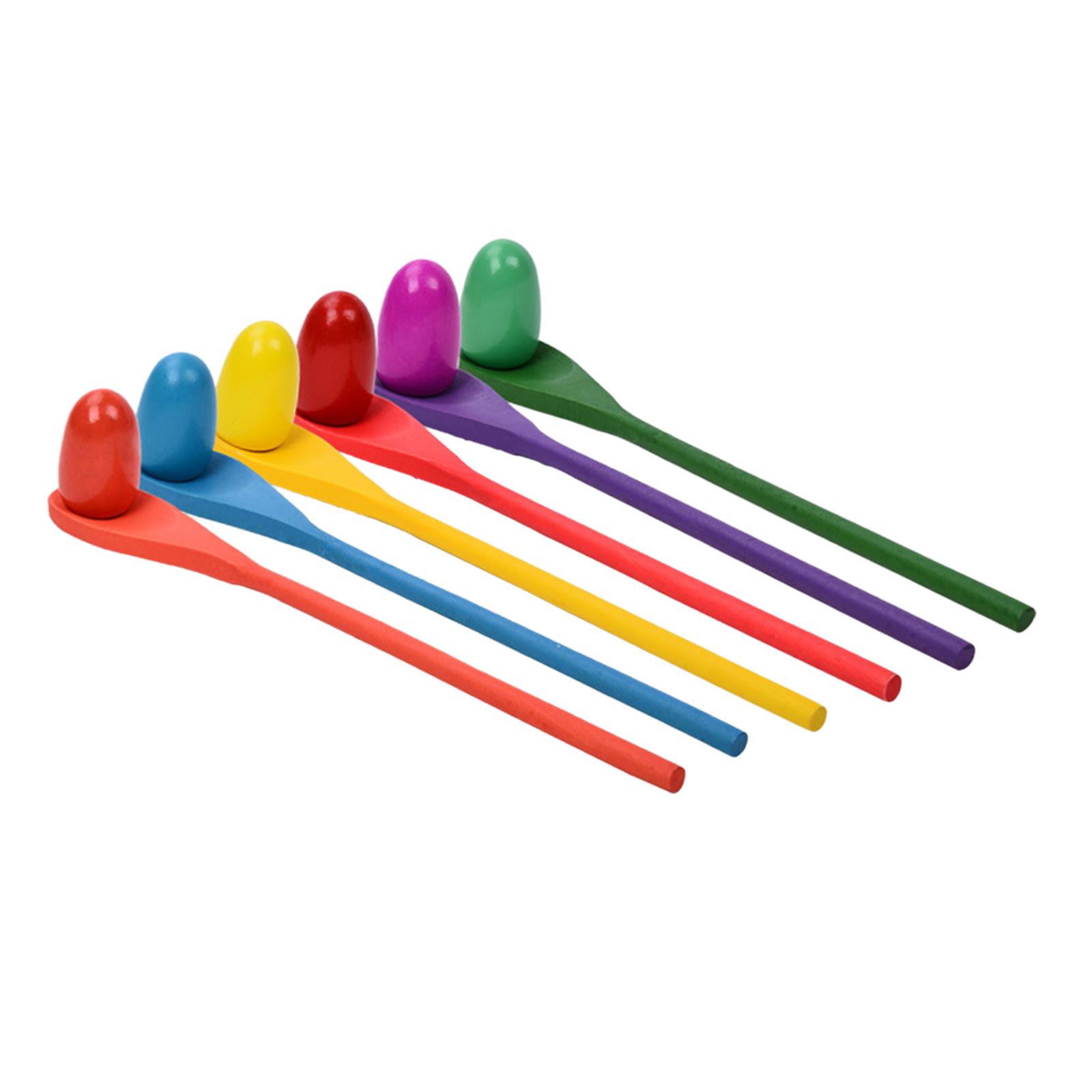 6 Pieces Egg Spoon Race Game H - огляд і ціна Kids Outdoor Yard Toys