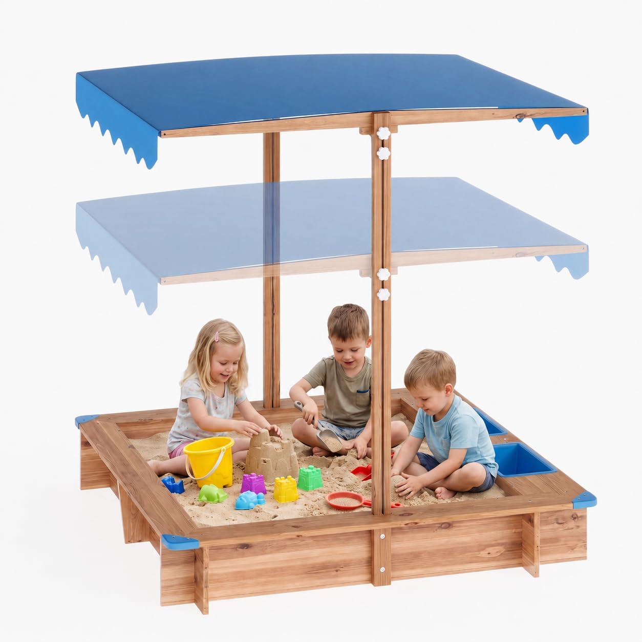Children Outdoor Sand Pit Kids - огляд і ціна Kids Outdoor Sandbox